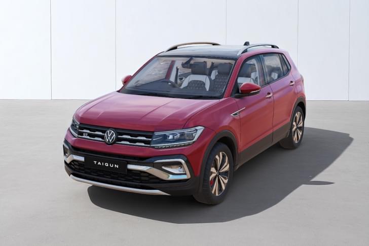 Volkswagen Taigun Color Wild Cherry Red